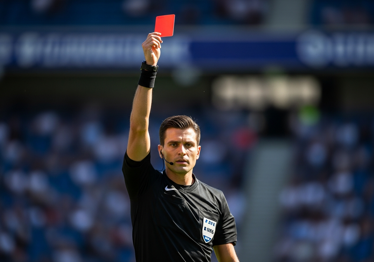 Rules for betting on red cards